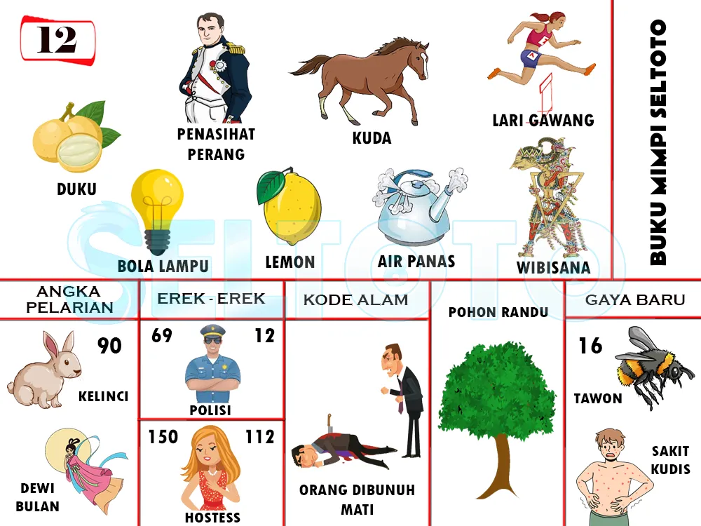 buku mimpi erek erek togel 12