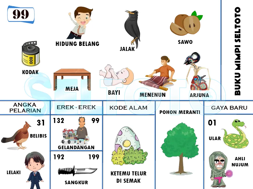 buku mimpi erek erek togel 99